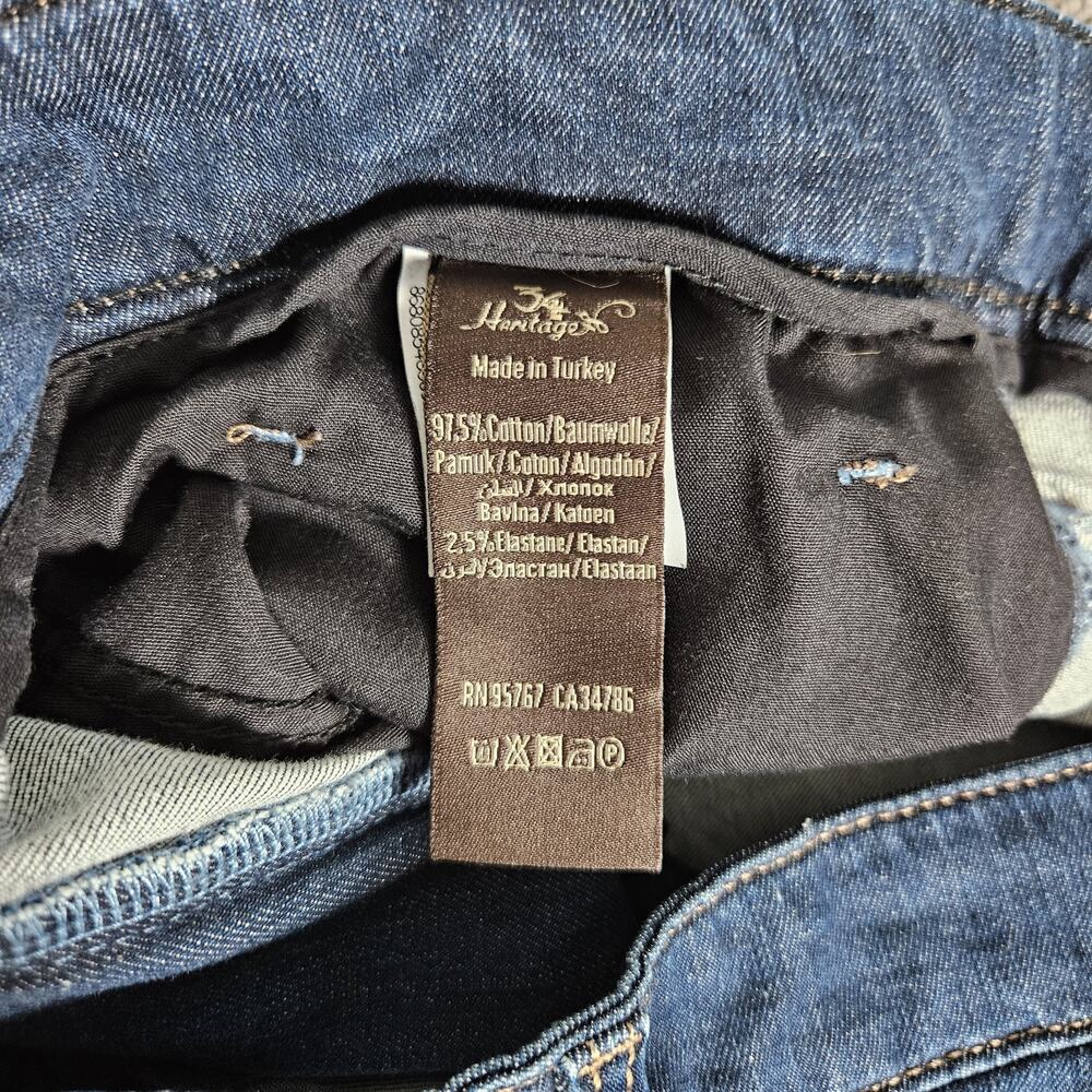 34 Heritage Charisma Classic Jeans Men's 33X30 Blue Denim Stretch Minimalist - Picture 6 of 12